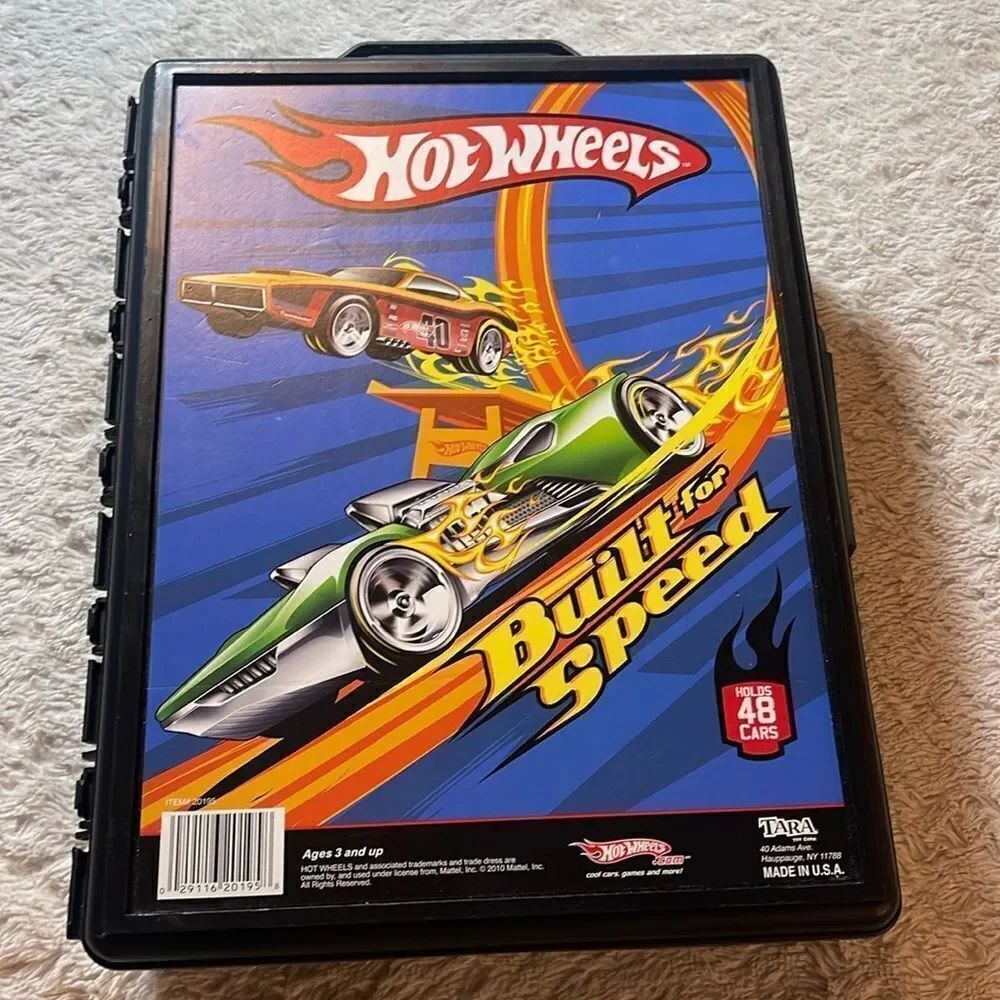 2010 hot wheels car case